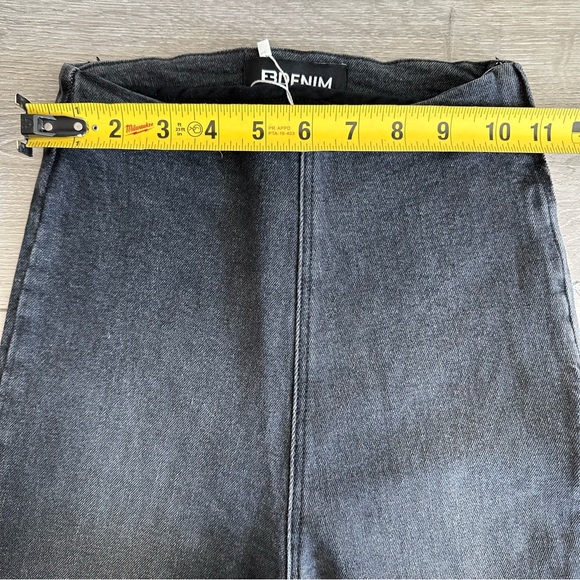 NWT EB Denim High Rise Stretch Split Hem Jeggings Gradeschool Side Zip XSmall - Picture 13 of 14